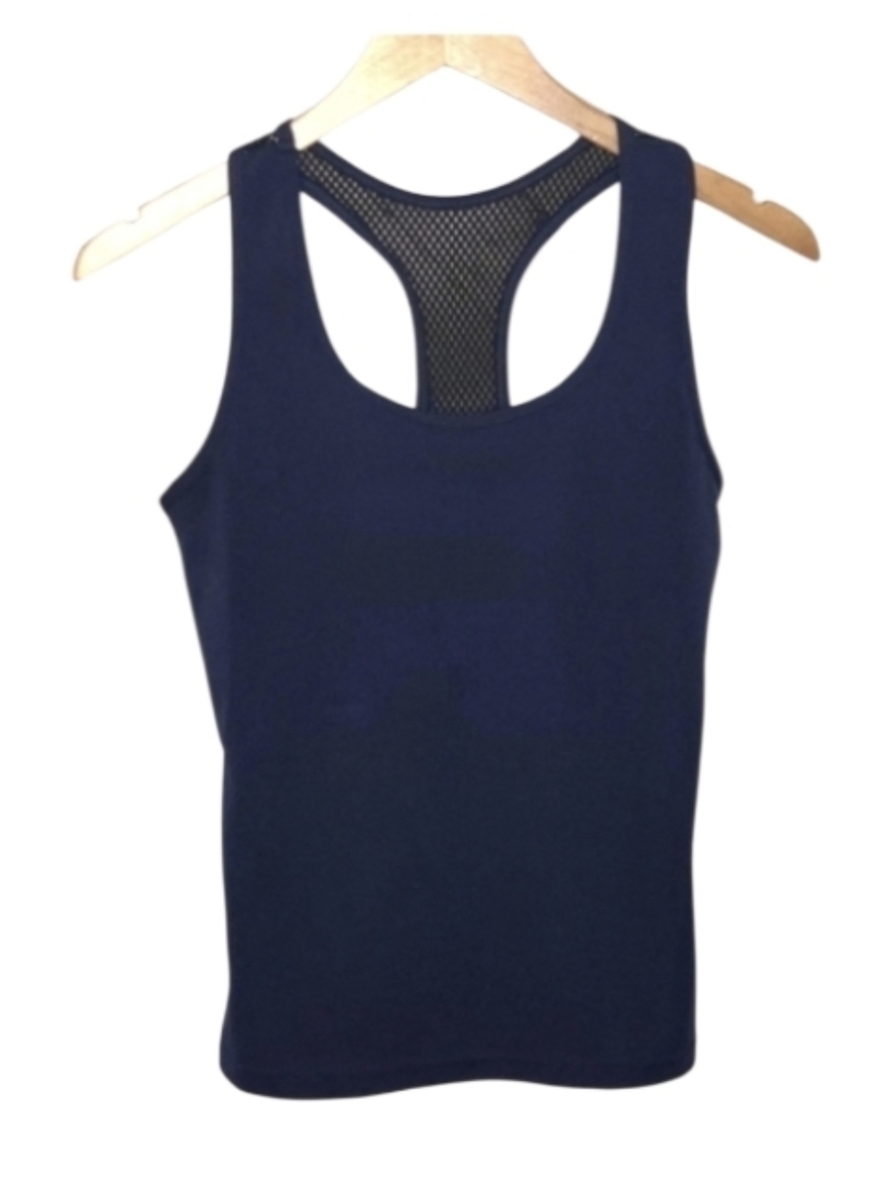 POP Fit Navy Blue Racerback Tank Top